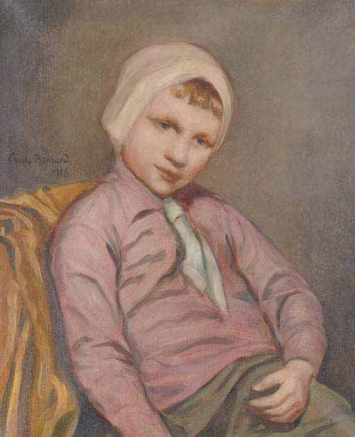 Emile Bernard sitting boy